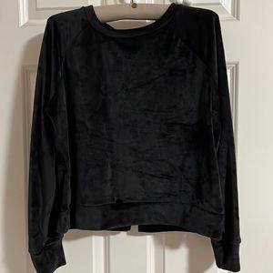 Kimberly Velour Crop Top and Joggers Set